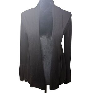 Red Brand | Open Front Cinch Waist Black Cardigan | Sz M